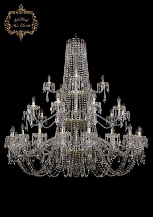Хрустальная подвесная люстра Art Classic 45231 11.23.20+10+5.530.3d.Gd.Dr подсвечник