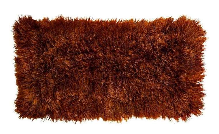 Овчина тибетская коричнево-рыжая