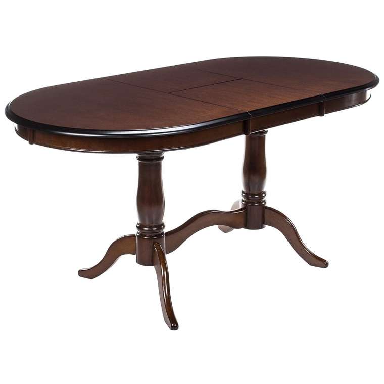 Раздвижной обеденный стол Eva коричневого цвета