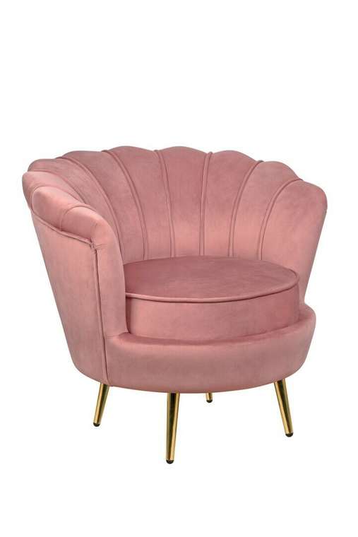 Кресло Pearl розового цвета