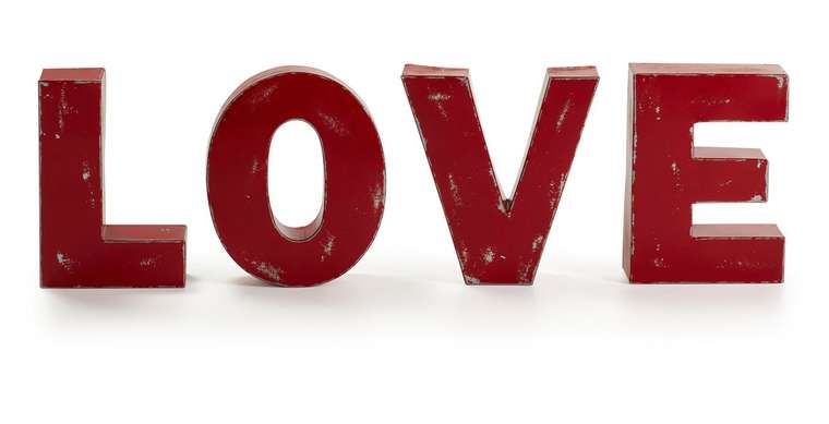 Декоративные буквы Julia Grup "Love" настенные