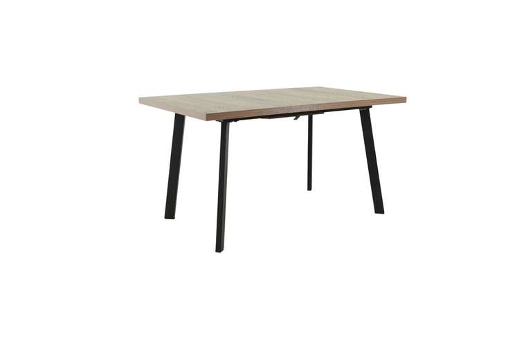 Раздвижной обеденный стол Осло коричневого цвета