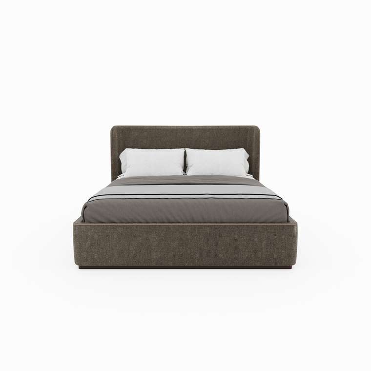 Кровать Perfecto 160х200 темно-кофейного цвета с подъемным механизмом