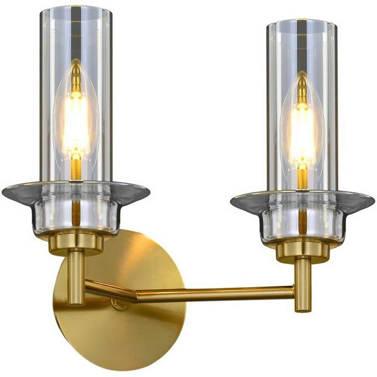 Бра IL5216-2WLS-24 HIGHBALL (стекло, цвет коричневый)