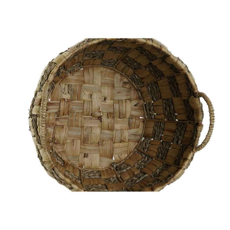 Набор корзин Натуральный Морская трава Натуральное волокно Boho 43 x 43 x 39 cm (2 Предметы)