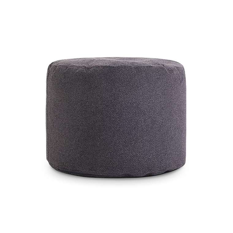 Пуфик Цилиндр антрацитового цвета