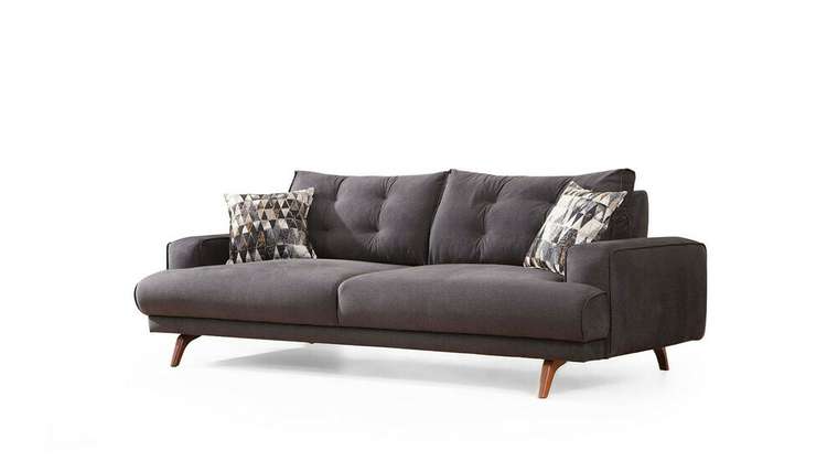 Диван Novardy Three Seater антрацитового цвета