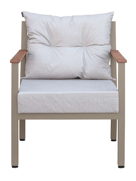 Кресло Santorini серого цвета