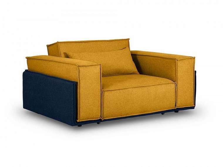 Кресло-кровать Asti сине-желтого цвета