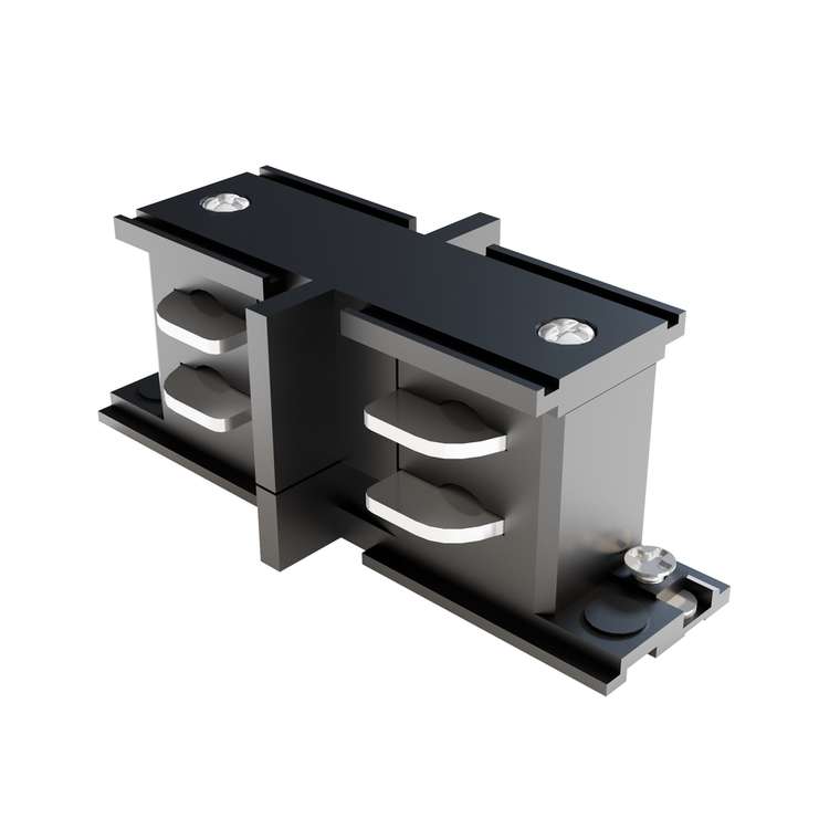 Комплектующие для накладной трековой системы Technical TRA005CI-31B Accessories for tracks Trinity Трехфазная трековая система TRINITY