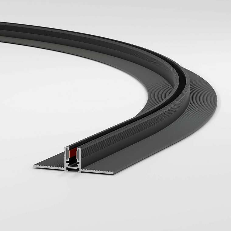 Mini Magnetic Шинопровод под ГКЛ 12,5мм черный ?900 85220/00