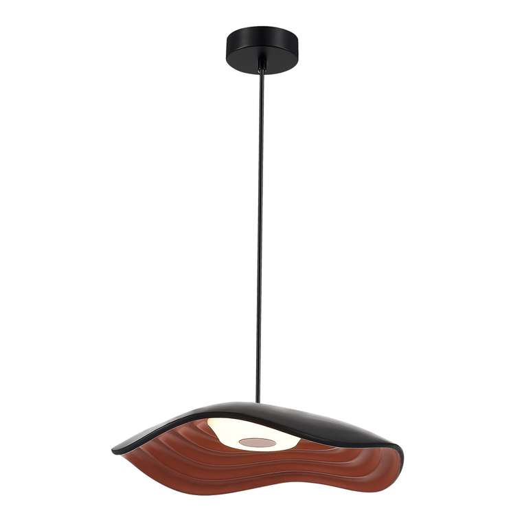 Светильник подвесной ST-Luce Черный/Черный, Оранжевый LED 1*12W 3000K OASIS