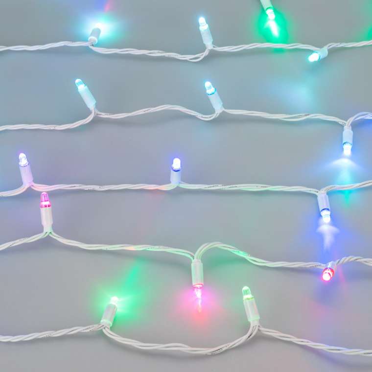 Светодиодная гирлянда ARD-STRING-CLASSIC-15000-WHITE-100LED-LIVE RGB-SPI (12V, 53W) (Ardecoled, IP65) 031524
