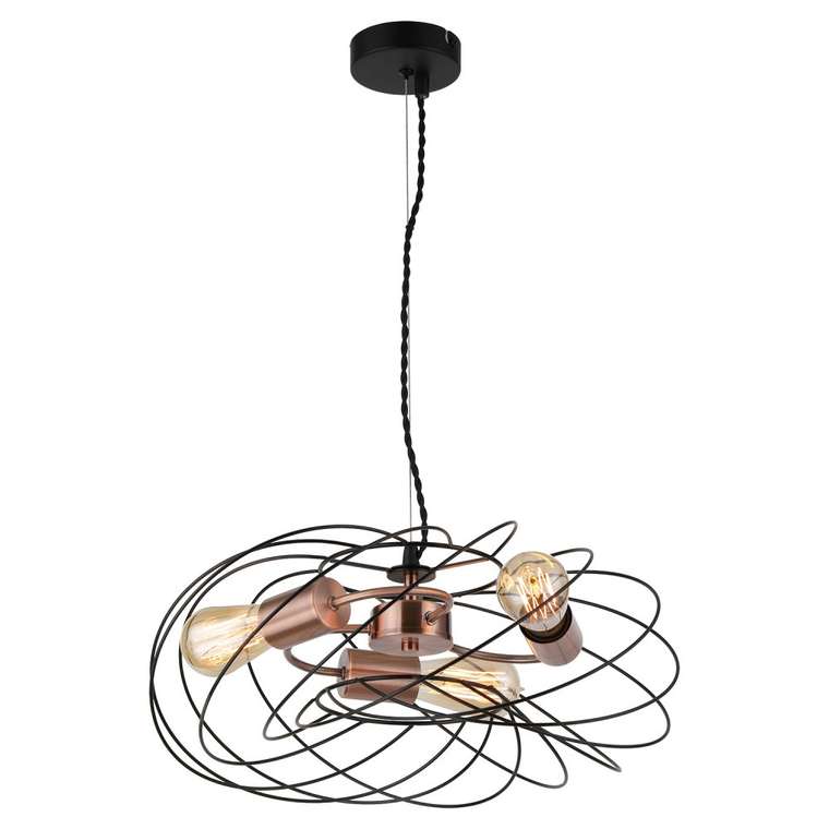 Подвесная люстра IP21 Lussole Loft Brooks LSP-8246