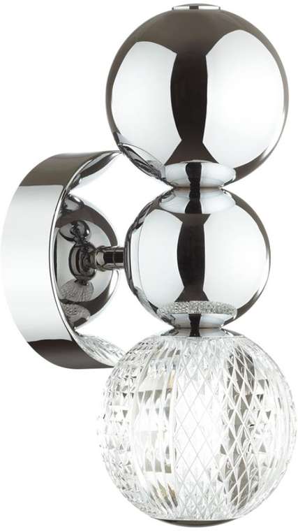 Бра светодиодное Odeon Light Crystal 5007/4WL шарики