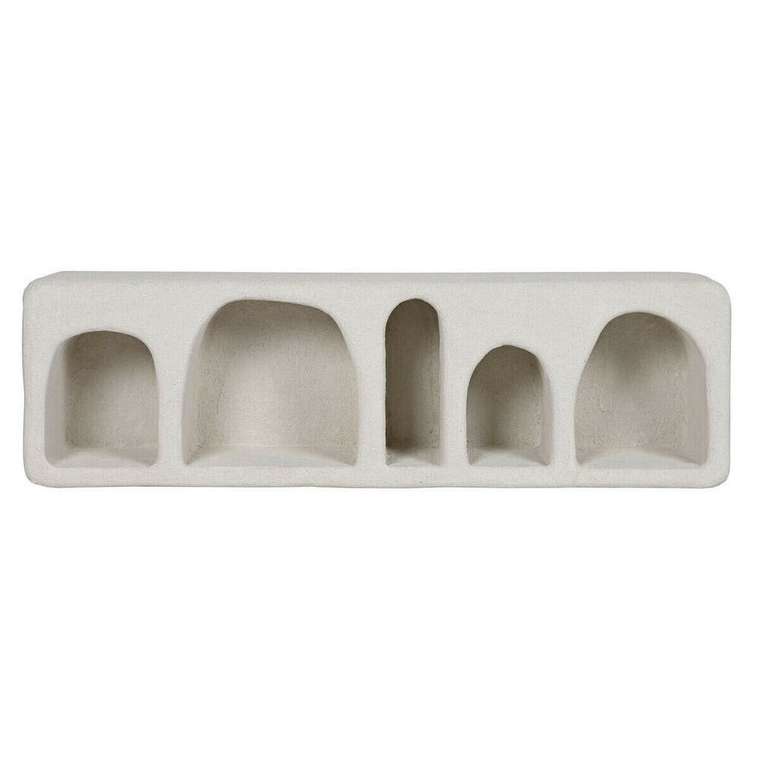 Полка Белый Ель Деревянный MDF 100 x 18 x 30 cm стена