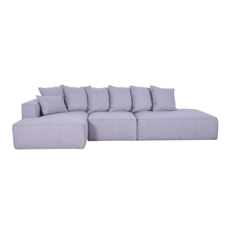 Угловой диван-кровать Норман лилового цвета