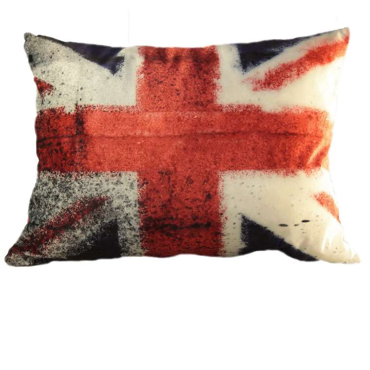 Бархатная подушка Британский флаг