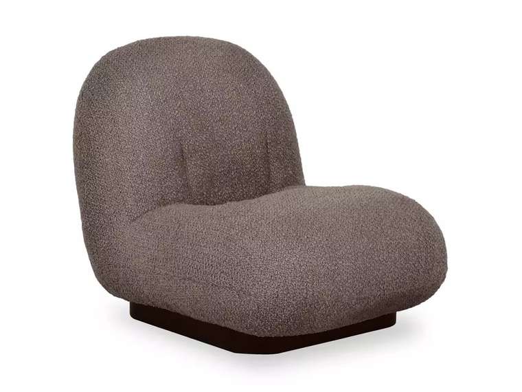 Кресло Pacha Wood серо-коричневого цвета