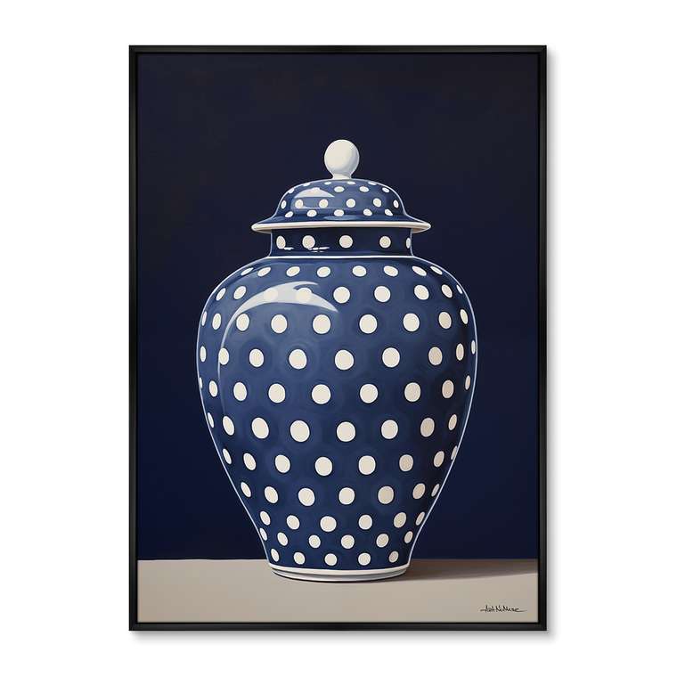 Репродукция картины Porcelain vase No 1, 2024г.