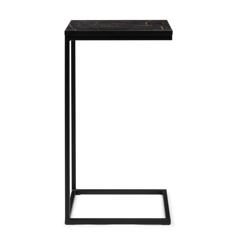 Приставной столик Геркулес черного цвета