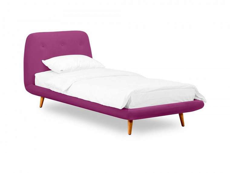 Кровать Loa 90х200 пурпурного цвета