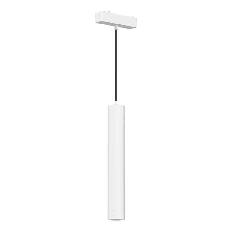 Магнитный трековый светильник Белый LED 1*7W 3000K 430Lm Ra&gt;90 36° IP20 D30xH300 48V SKYFLAT