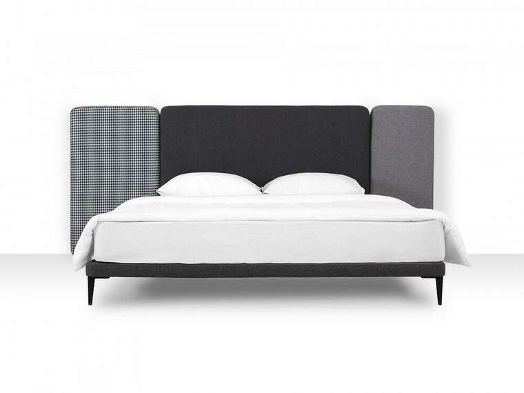 Кровать Licata 180х200 композиция 2 серого цвета