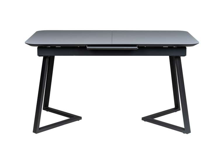 Раздвижной обеденный стол Роналдо 140 черного цвета