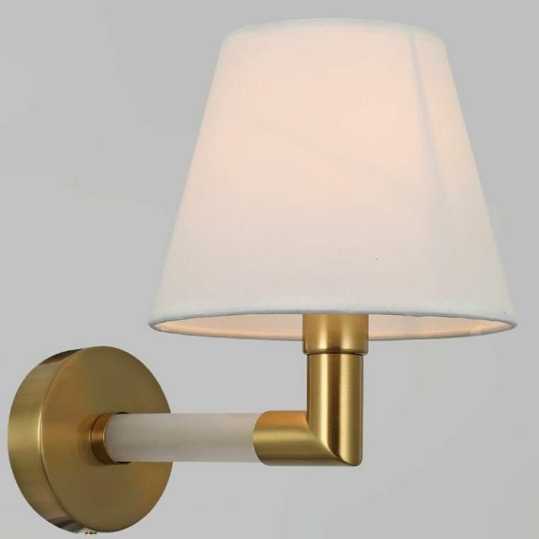 Бра IL0501-1W-79 BRASS (ткань, цвет белый)