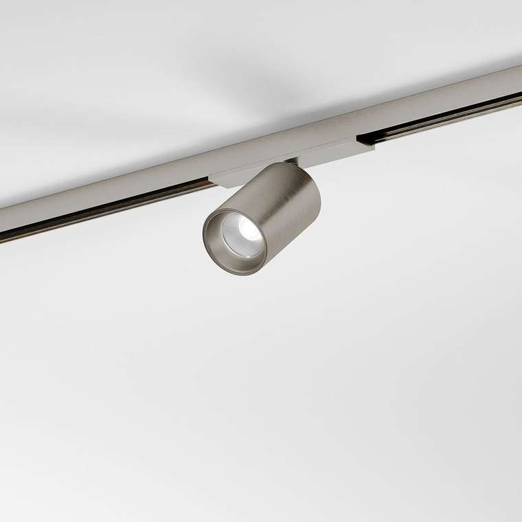Трековый светильник 10W 4000K (никель) 85525/01_система Лайн 85525/01 Line Magnetic