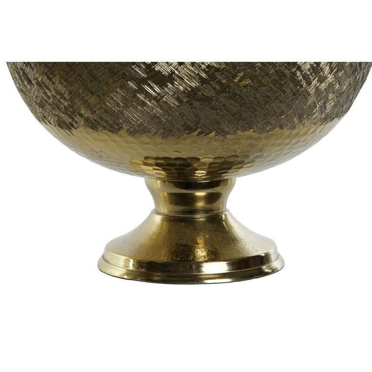 Блюдо DKD Home Decor Позолоченный Серебристый современный 25 x 25 x 18 cm (2 штук)