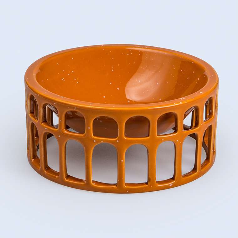Миска сервировочная керамическая Doiy hestia оранжевая