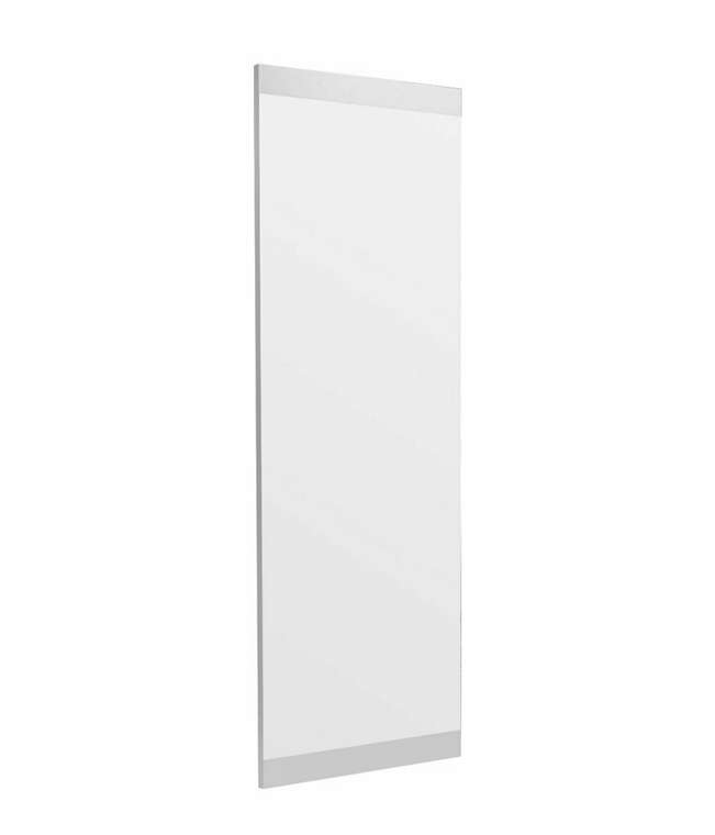 Настенное зеркало Decor 40х120 в раме белого цвета