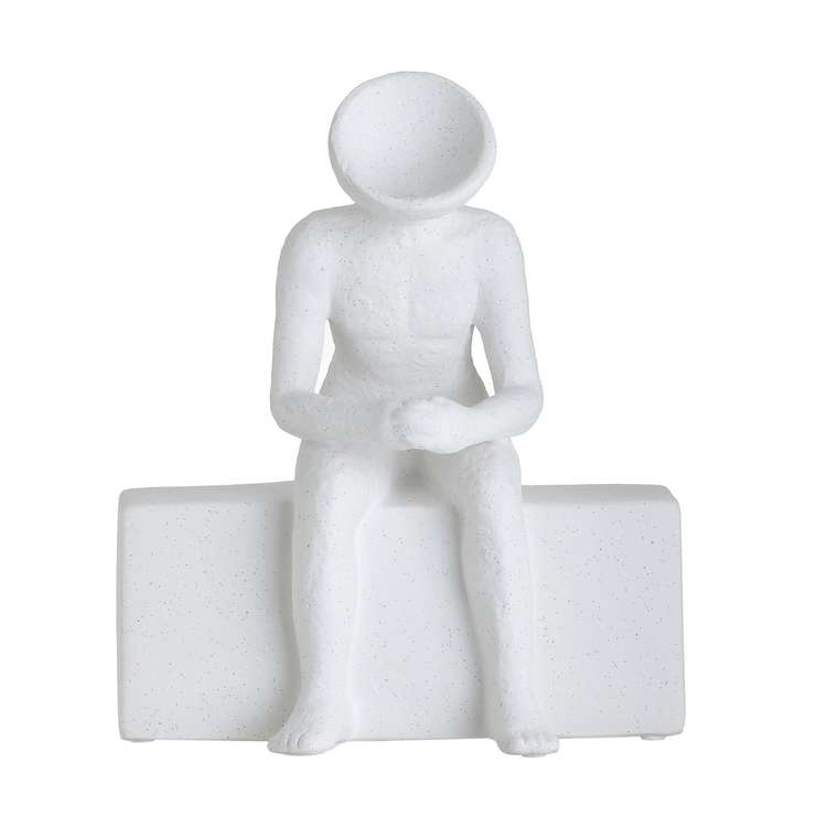 Декор настольный Figure белого цвета