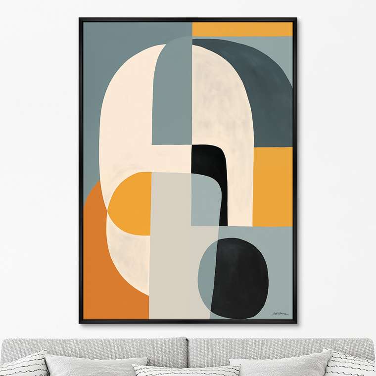 Репродукция картины Spatial form of colors, No 2, 2024г.