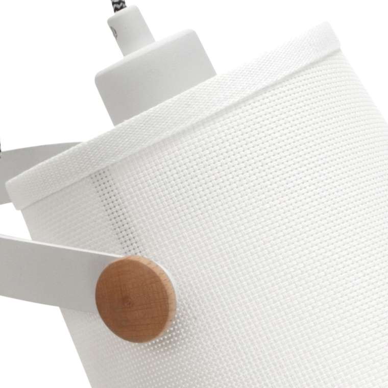 Спот Nordica White 4924 (ткань, цвет белый)