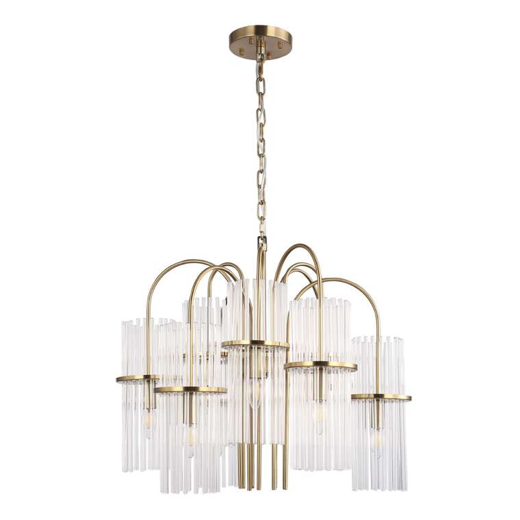 Светильник подвесной ST-Luce латунь/прозрачный E14 9*40W TASSE