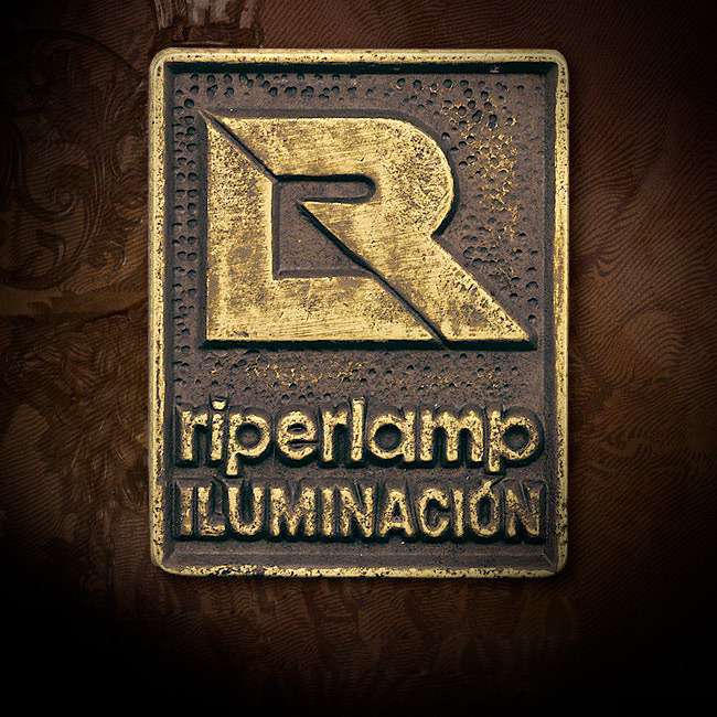 Подвесная Люстра Riperlamp с текстильными абажурами бежевого цвета