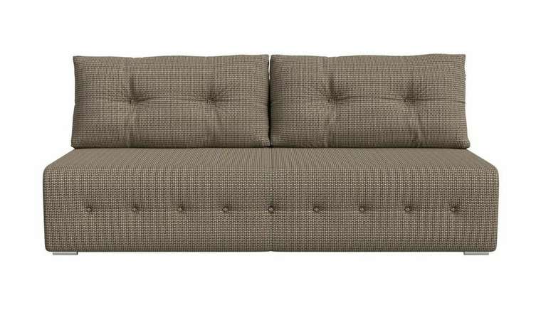 Прямой диван-кровать Лондон бежево-коричневого цвета