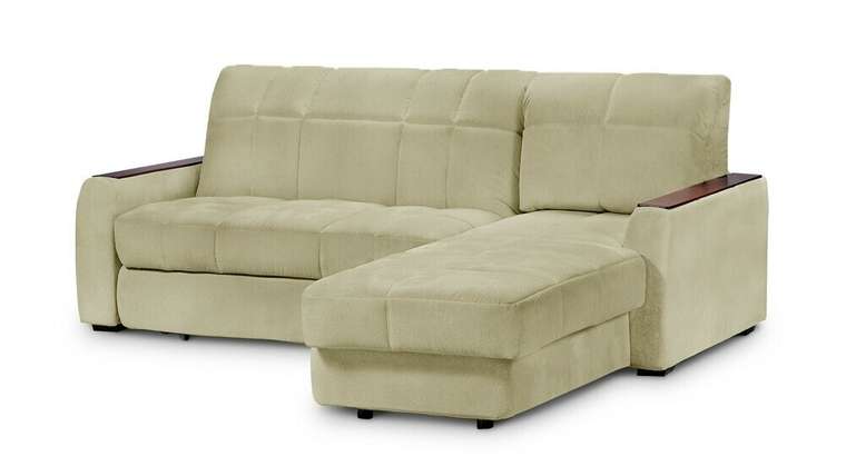 Угловой диван-кровать Гадар S песочного цвета 