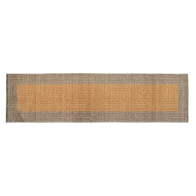 Ковер из полиэстера 60x240 желтого цвета