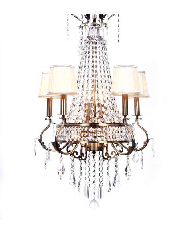 Хрустальная подвесная люстра Lumina Deco Belloto LDP 10581 MD