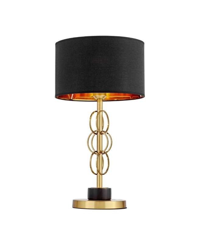 Настольная лампа Azzaria черно-бронзового цвета