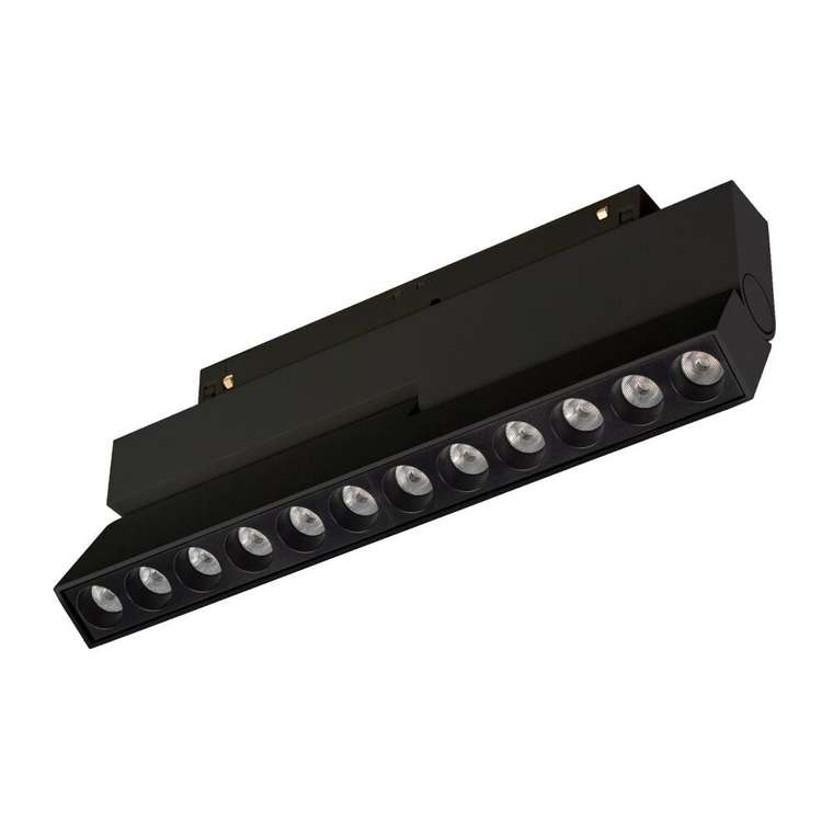 Трековый магнитный светильник Arlight MAG-ORIENT-DOTS-FOLD-S230-12W Day4000-MIX (BK, 30 deg, 48V, TUYA Zigbee) (IP20 Металл) 056402
