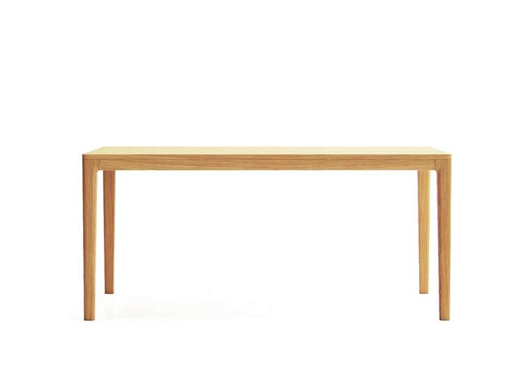 Обеденный стол MAVIS из массива дерева с отделкой столешницы натуральным шпоном