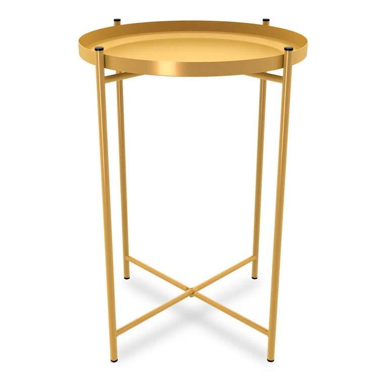 Кофейный стол Арнис золотого цвета