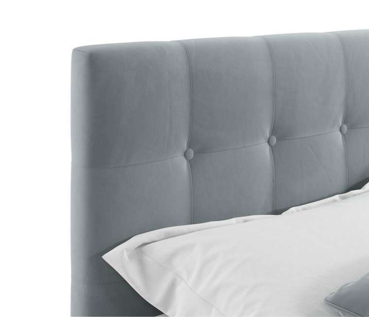 Кровать Selesta 120х200 серо-голубого цвета