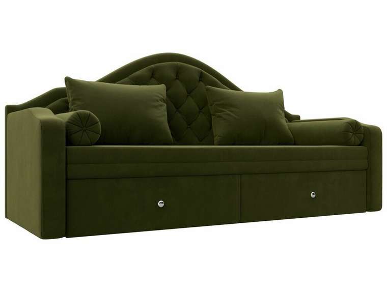 Диван-кровать Сойер зеленого цвета