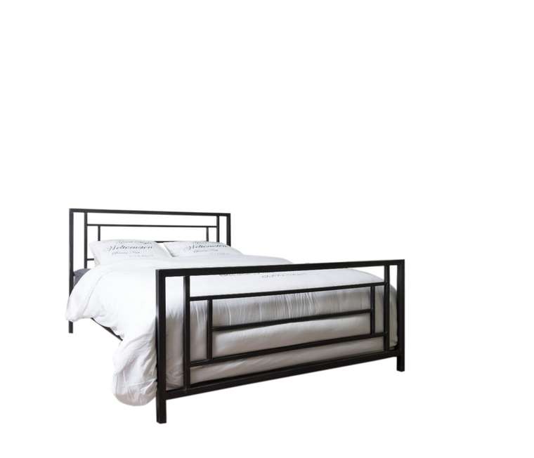 Кровать Орландо 140х200 черного цвета